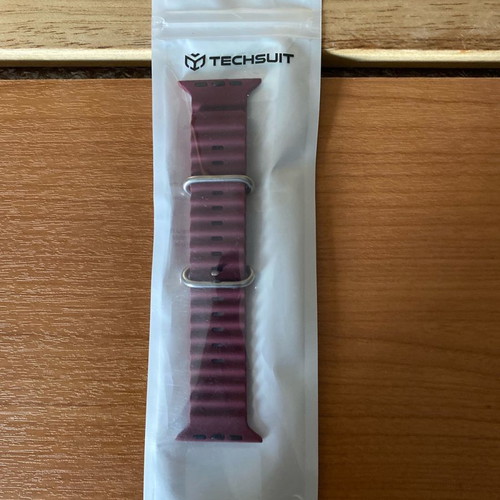 W038 Wine Red Strap for Apple Watch 42-44-45mm new