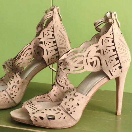 Envie Shoes sandals used, beige, size 41, 11 cm heel