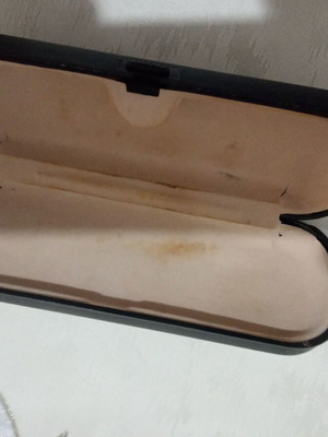 Glasses case used, black
