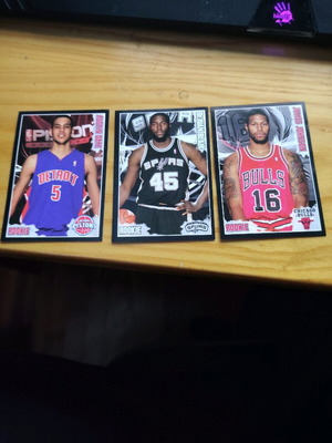 NBA basketball stars 2009-2010 3 Rookies stickers σαν καινούργιο