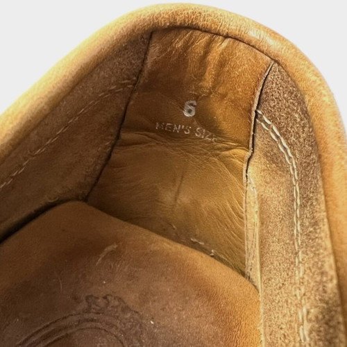 Tod's beige leather gommino flats used