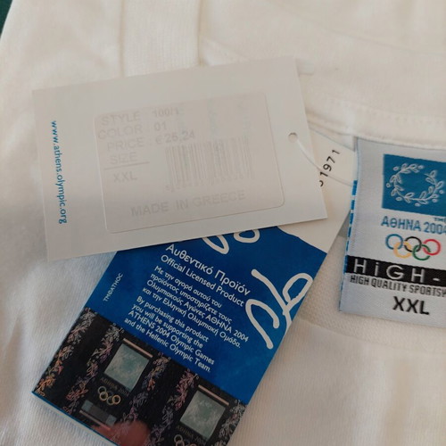 Olympic Games 2004 T-shirt new, size XXL