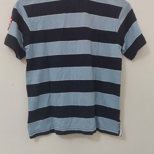 Nautica kids polo shirt used, size 8-10 years, white and blue