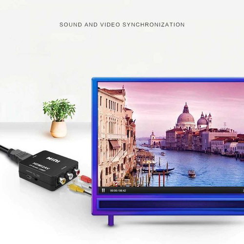Active HDMI to AV RCA adapter new