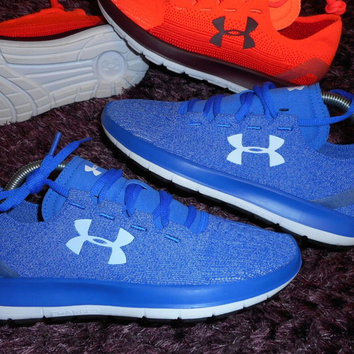 Under Armour Speedform Slingride running shoes new, size 42.5, blue and orange