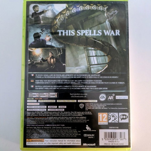 Harry Potter and the Deathly Hallows Part 1 Xbox 360 game like new, CIB