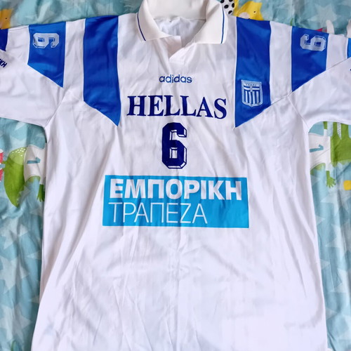 Adidas 90s Matchworn Greek National Volleyball Team Jersey Thanasis Moustakidis used