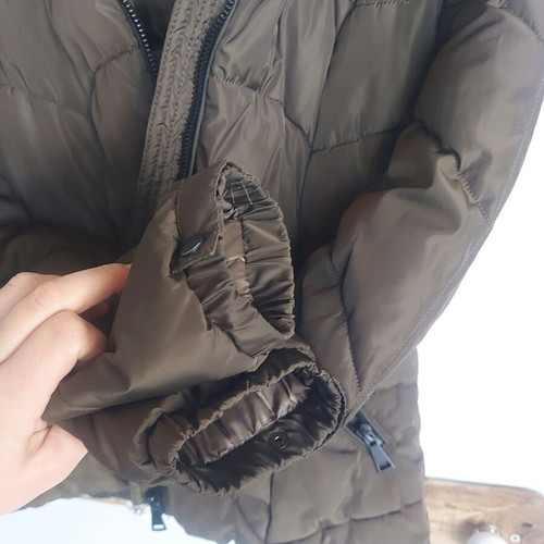 Khaki women's jacket like new, regular fit, size small