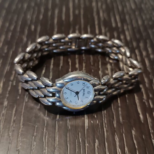 Folli Follie women's watch used, silver 925