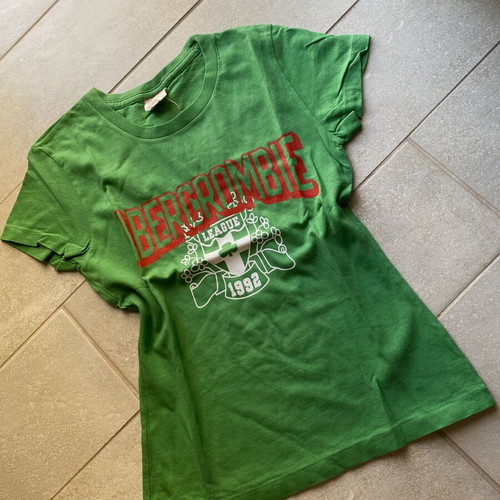 Abercrombie & Fitch Vintage Green T-Shirt Size S New