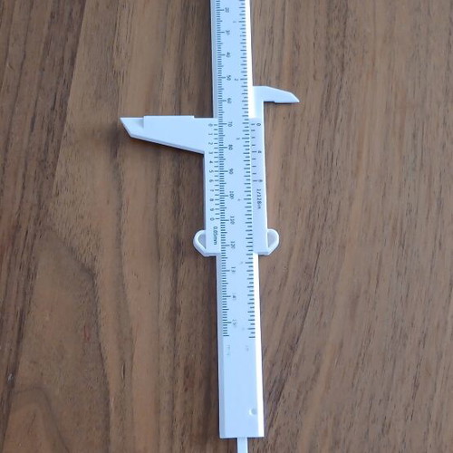 Vernier Caliper 150mm new, plastic, white
