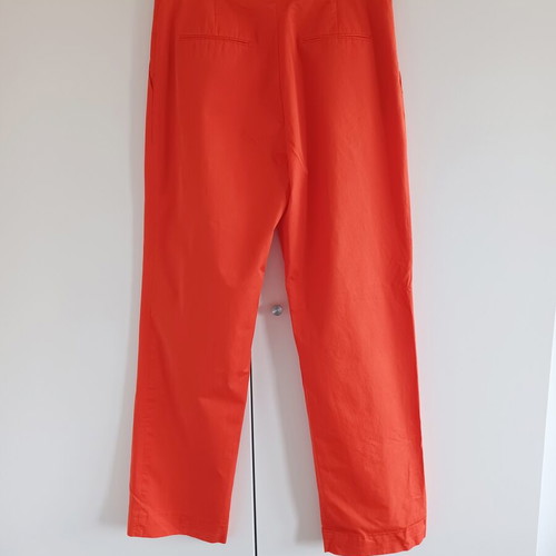 COS Women's Red Cotton Trousers Size EU 38 US 8 Like New