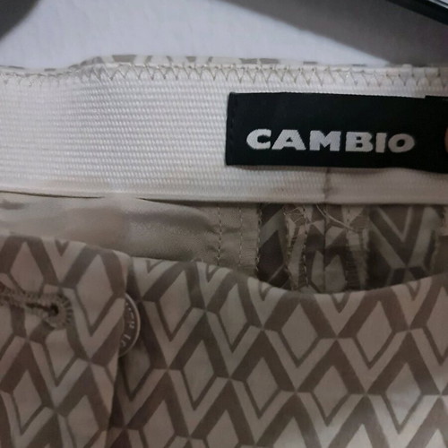 Cambio women's casual pants beige white used