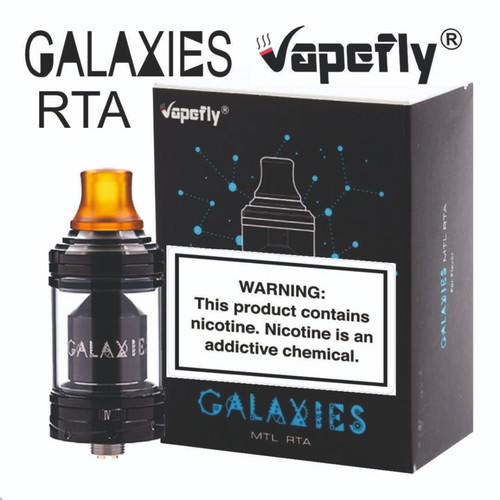 Galaxies MTL RTA by VAPEFLY used with 5ml Bubble Glass Tube