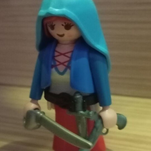 Playmobil Woman Revolution 1821 like new, custom