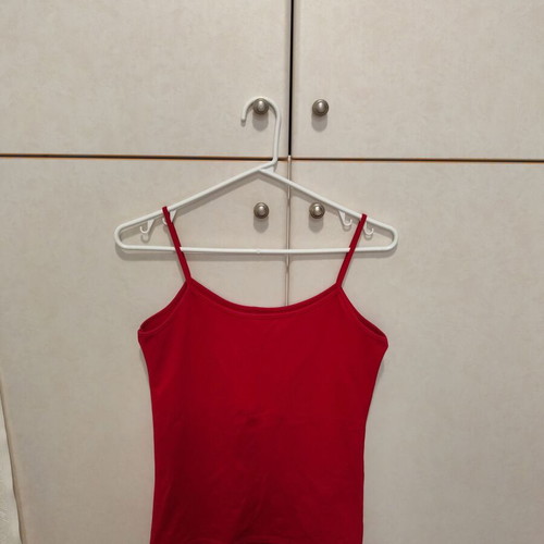 Zara red top used, size M