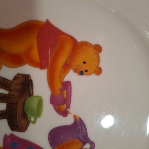 Porcelain plate children's Marva used with signs of use