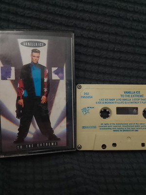 Vanilla Ice To The Extreme cassette tape used, hip-hop