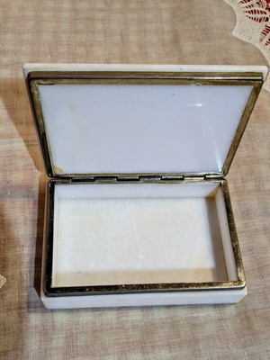 Marble jewelry box 50+ years handmade, Attica 1970s