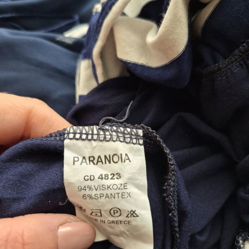 Paranoia maxi dress used navy striped size S