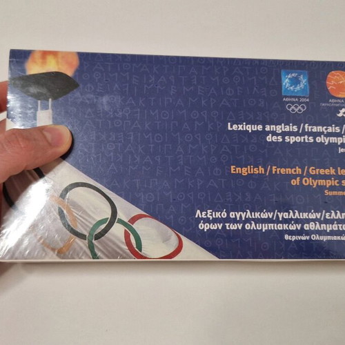 Athens 2004 dictionary new, Olympic sports terms, 2 volumes