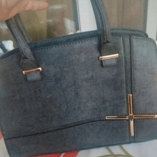 Accessories shoulder bag like new, dark gray anthracite