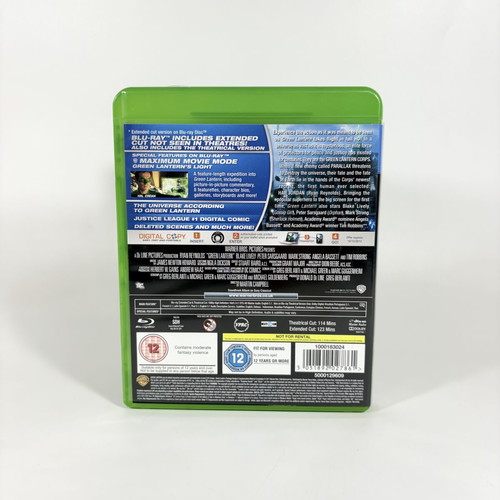 Green Lantern Extended Cut Blu-ray and DVD like new with English subtitles