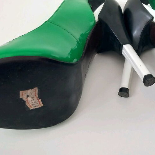 United Nude pumps like new, size 36, black and green