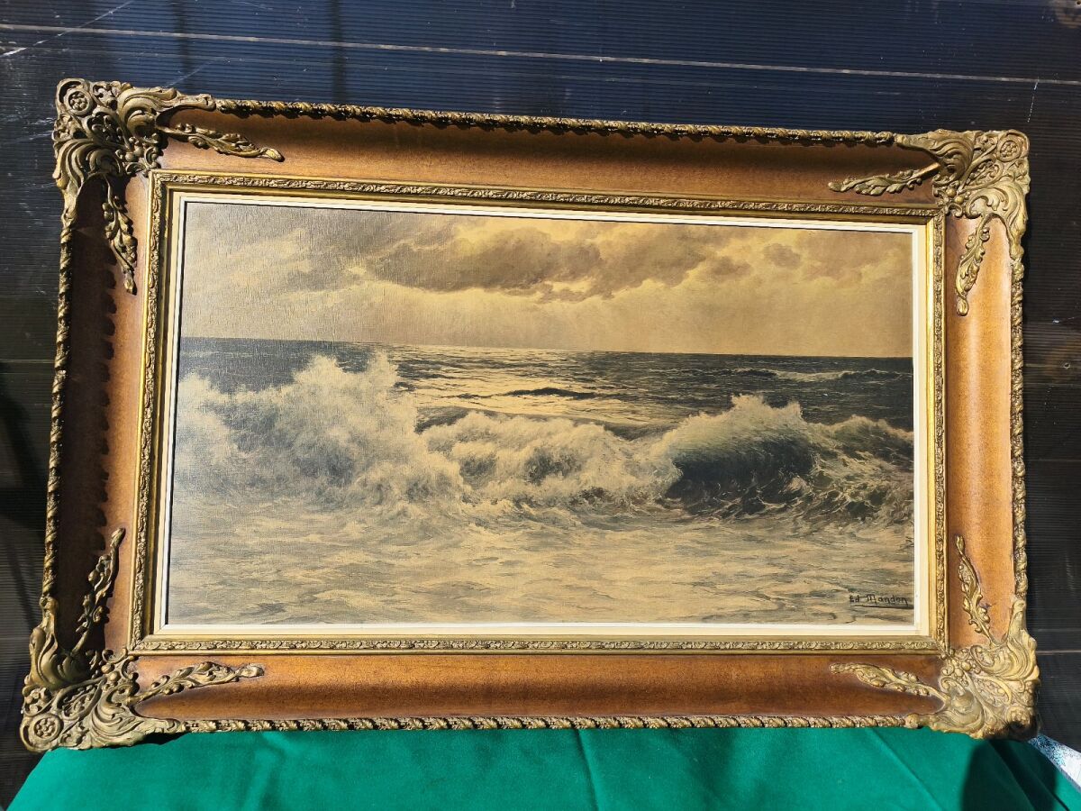 ダボラ　アイランド　サンベースト　絵画　版画　ED34/200 Oil Painting Landscape Seascape Edouard… - € 320,00 - Vendora.cy