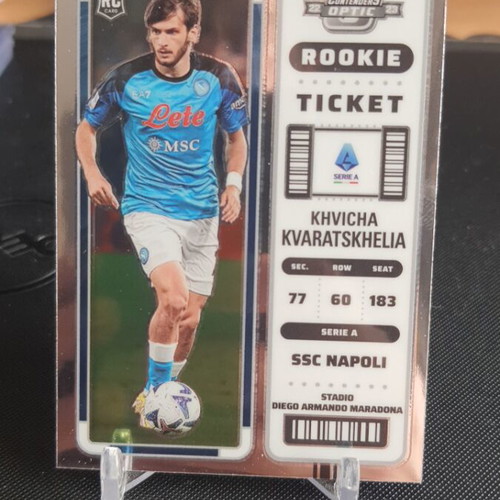 Panini Chronicles Soccer 22-23 Rookie Ticket Khvicha Kvaratskhelia RC