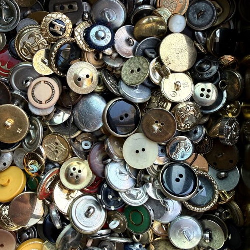 Vintage and vintage-style button collection