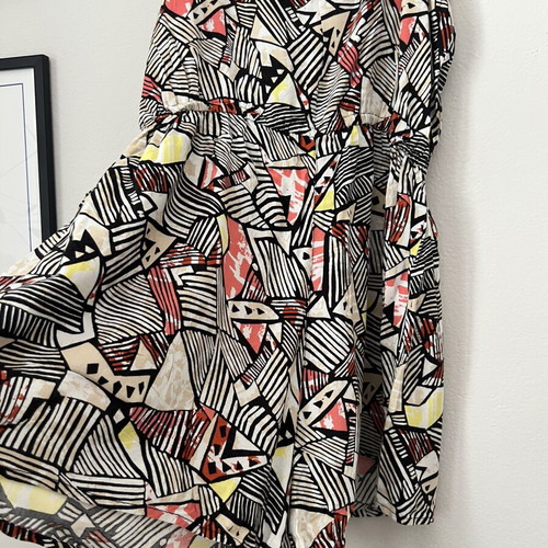 Playsuit H&M like new, colorful geometric print, size S
