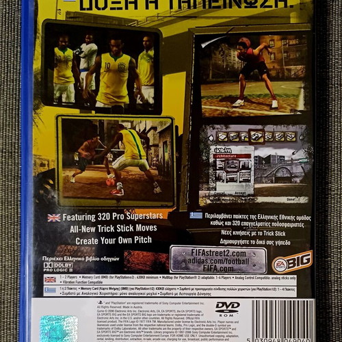 FIFA Street 2 PlayStation 2 game like new, Greek-English version