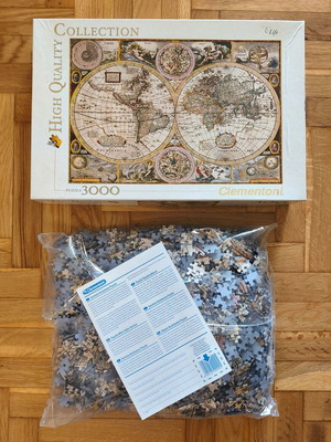 Παζλ Χάρτης Αντίκα Clementoni 3000 κομματιών καινούργιο