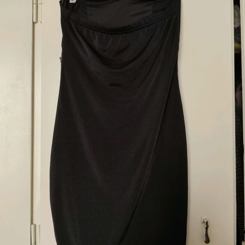Tally Weijl Black Strapless Dress With Sequins Like New