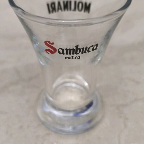 Sambuca shot glass like new