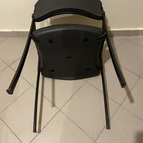 Office chair used with armrests and fabric seat