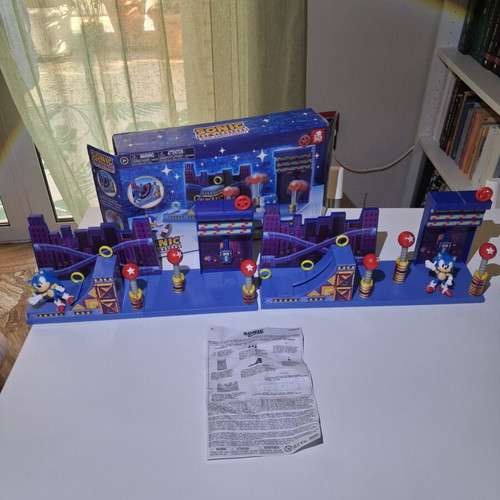 Sonic The Hedgehog Studiopolis Zone Playset Jakks Pacific like new, 2 complete sets