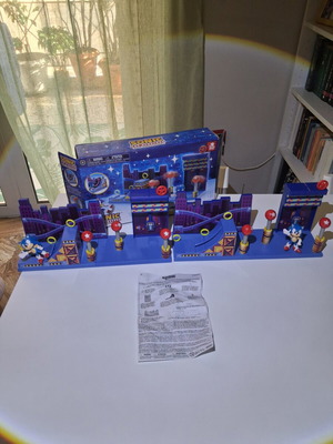 Sonic The Hedgehog Studiopolis Zone Playset Jakks Pacific like new, 2 complete sets
