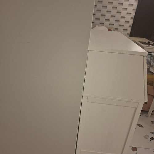 Secretary white furniture like new with storage space