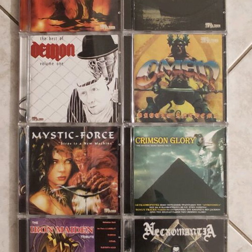 Metal Invader and Rock Hard CDs like new, collection of 58