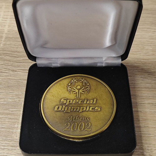 Special Olympics Hellas Athens 2002 15th Anniversary Celebration Medal used