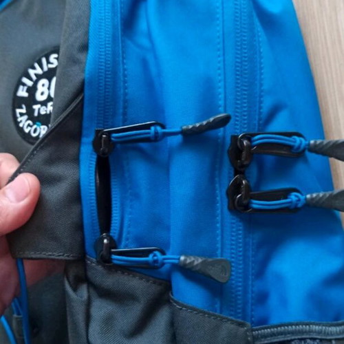 The North Face backpack brand new, black and blue