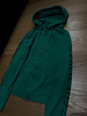 Abercrombie and Fitch hoodie jacket like new, green, size S