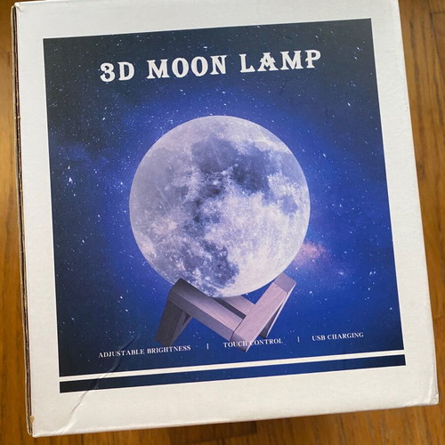Moon lamp like new, 3D design