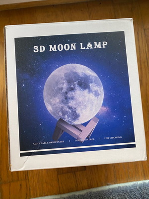 Moon lamp σαν καινούργιο, 3D σχεδιασμός