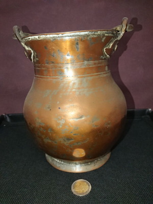 Bronze vase used