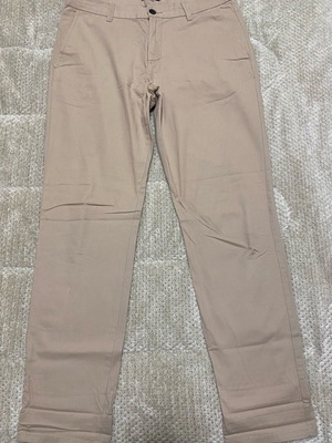 Kiabi women's fabric pants used, size 42, beige