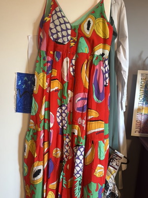 Karavan dress maxi like new, colorful, one size