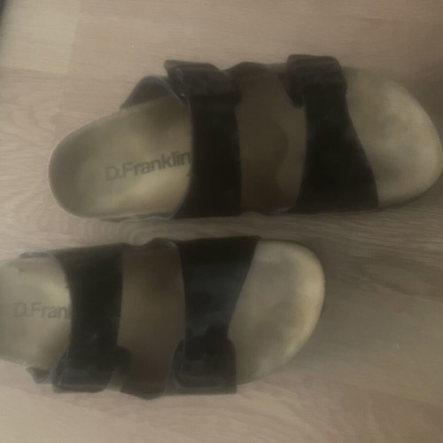 Franklin patent leather slippers size 40 like new, black